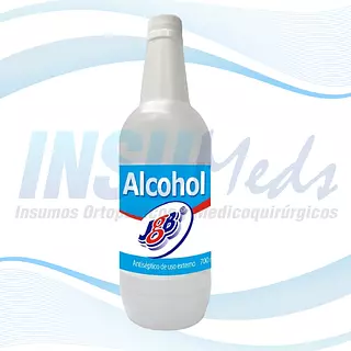 Alcohol Antiséptico Al 70% X 700 Ml, Jgb