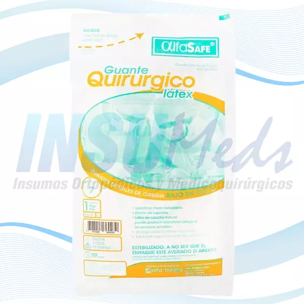 Guantes quirúrgicos estériles