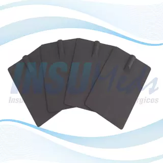 Electrodos Carbonados, 9 x 6 cm