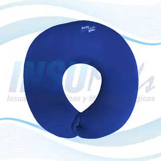 Almohada tipo luna con microperlas