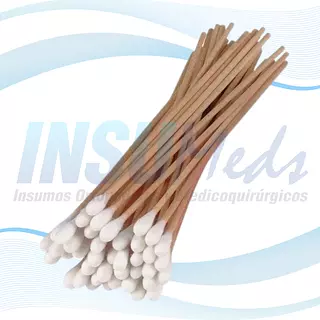 Aplicadores De Madera Con Punta De Algodón, Ziboject