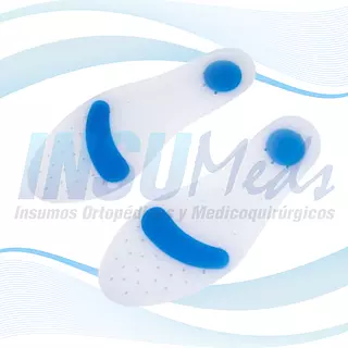 Plantilla pie completo descanso en silicona