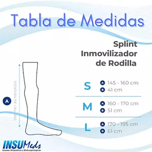 Splint Inmovilizador de rodilla