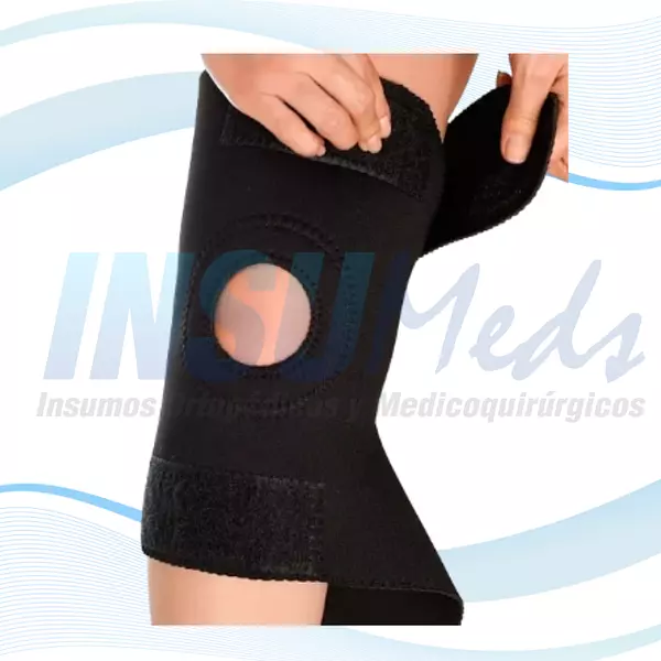 Rodillera rótula abierta ajustable 
