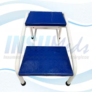 Escalerilla 2 Pasos En Acero Pintado, Insumeds