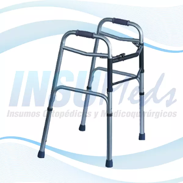 KP133 - Caminador Doble Seguro en Aluminio