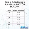 Plantilla pie-botón-arco integrado en silicona
