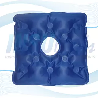Cojín 55x55 multiusos con orificio en gel