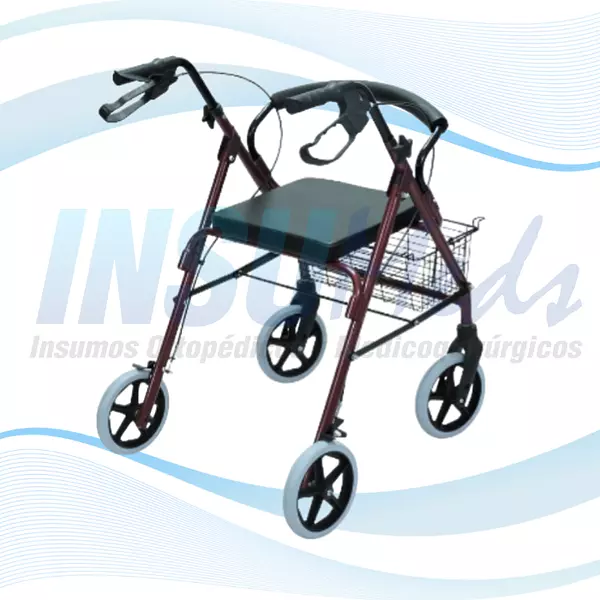 FT409 - Caminador rollator en aluminio