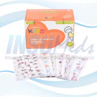 Tapabocas pediátrico desechable