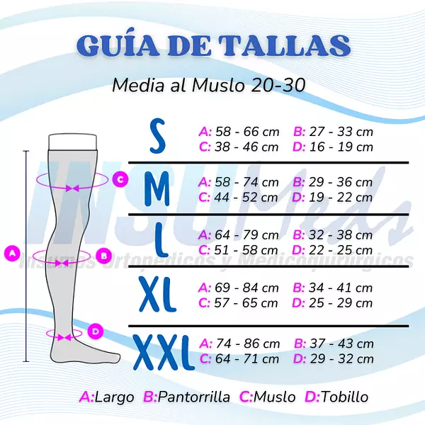 20-30 Media al muslo 
