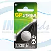 CR2016, Pila Lithium 3v 220 mAh, GP