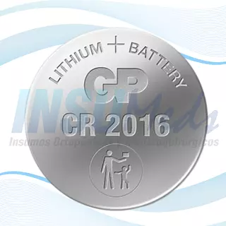 CR2016, Pila Lithium 3v 220 mAh, GP
