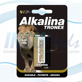 Pila Alcalina 9v, TRONEX 