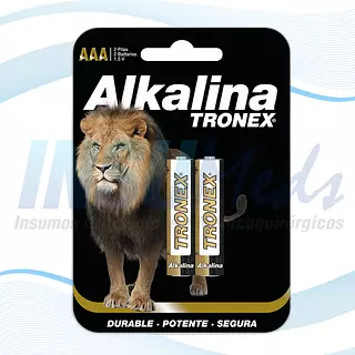 Pila Alcalina AAA, TRONEX 