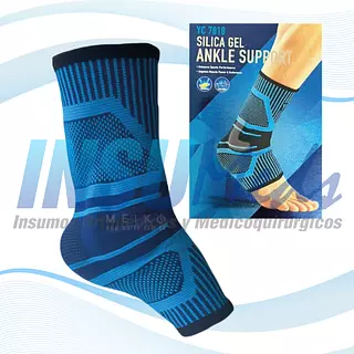 YC7818 - Tobillera con Refuerzo en Silicona Universal