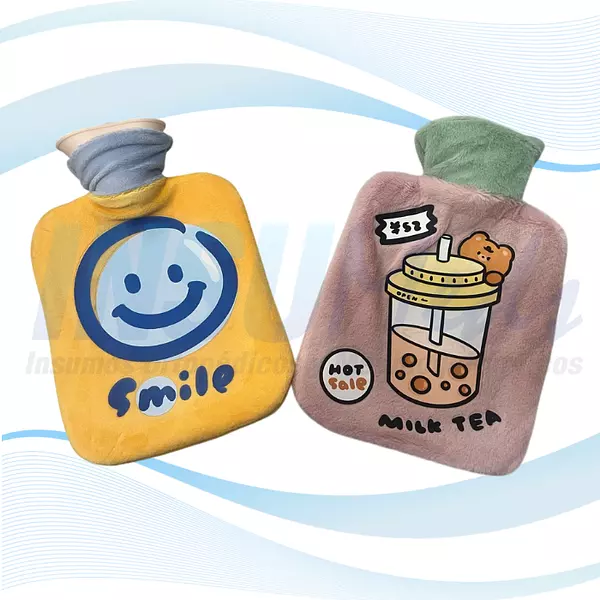 Bolsa Agua Caliente con Piel de Durazno