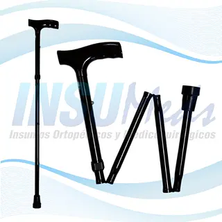 H-886 - Bastón Plegable Empuñadura en T