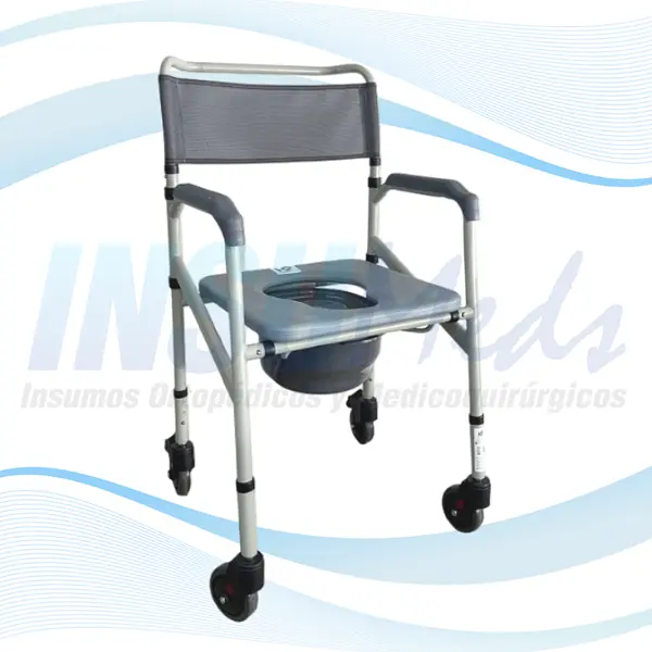 KB225CRAP - Cómodo sanitario con ruedas en acero pintado 