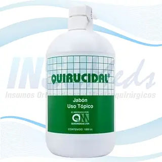 Jabón Uso Tópico x 1000 cc, QUIRUCIDAL 