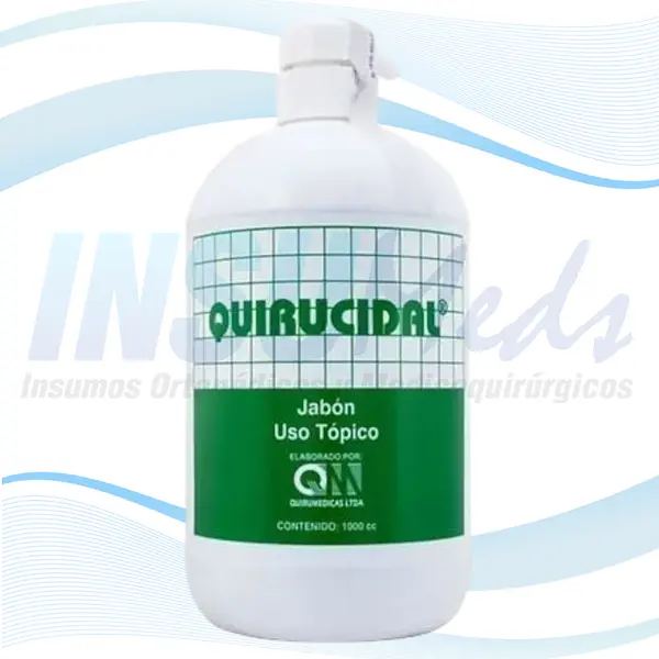 Jabón Uso Tópico x 1000 cc, QUIRUCIDAL 