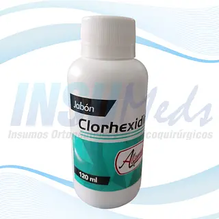 Jabón de Clorhexidina al 4% x 120 ml, ALFAMEDIC