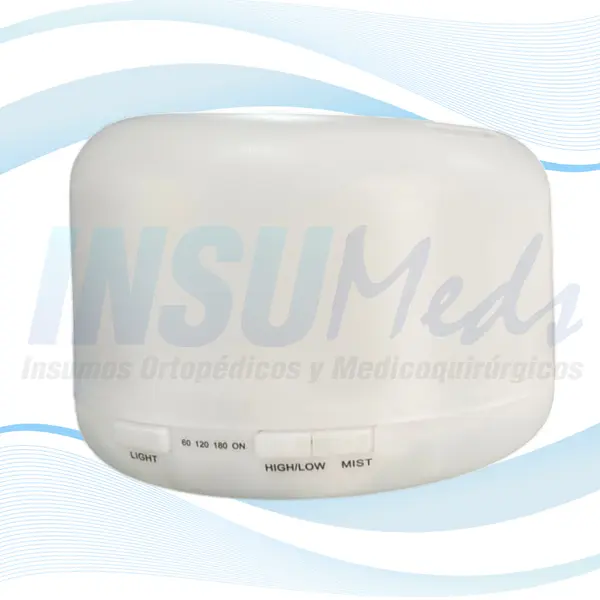 Humidificador LED Difusor Aromas 60ml + Esencia.