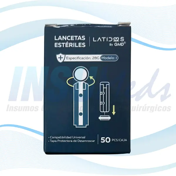 Lancetas Estériles para Glucómetro, LATIDOS