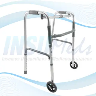 KP153 - Caminador con ruedas en aluminio