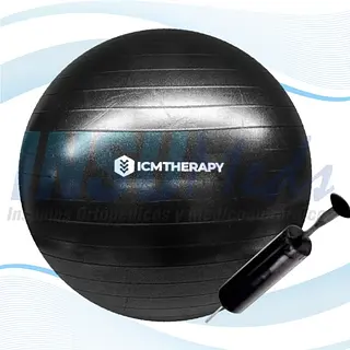 Gym Ball con Bomba 75 cm, ICMTHERAPY