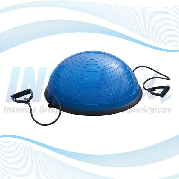 Balón Bousu con Manillas, 58 x 24 cm, BOSU BALL