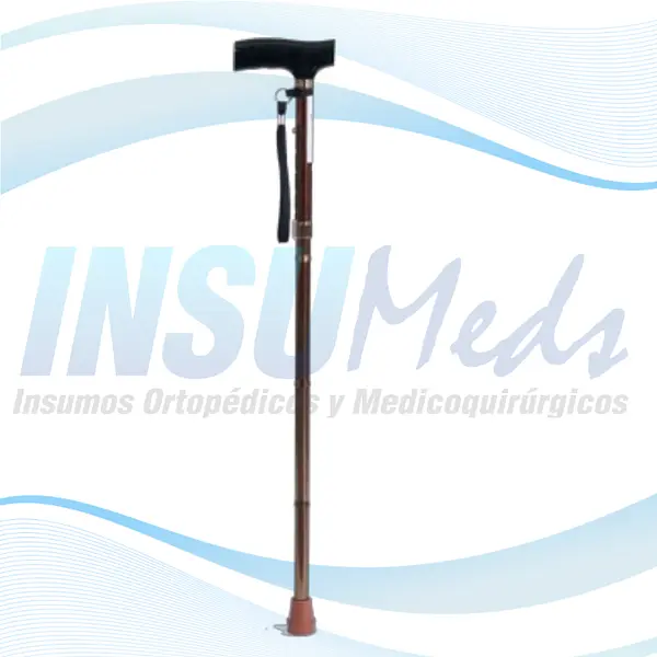KP4760, Bastón Plegable Empuñadura en T, KONFORT PLUS