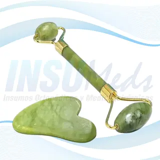 Masajeador Facial Rodillo Jade, RR