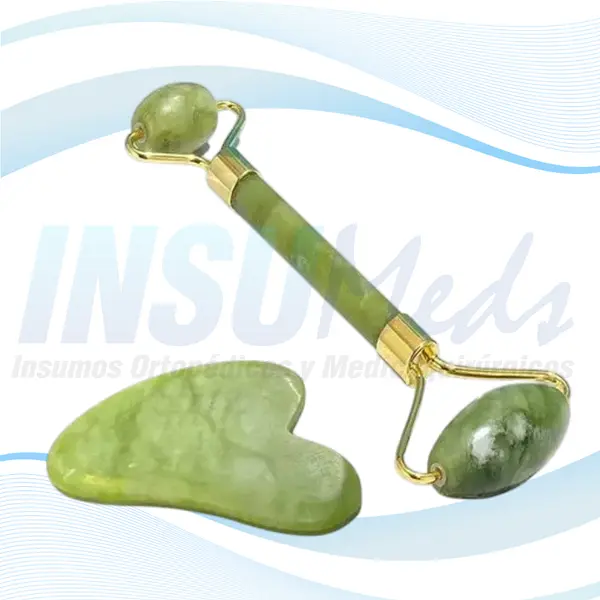 Masajeador Facial Rodillo Jade, RR